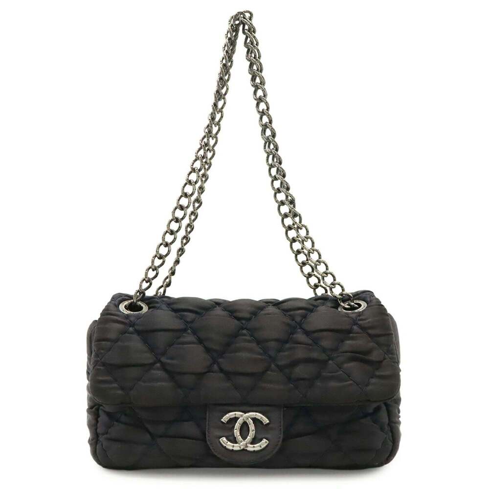 CHANEL Blue Logo Shoulder Bag - Picture 2 of 10